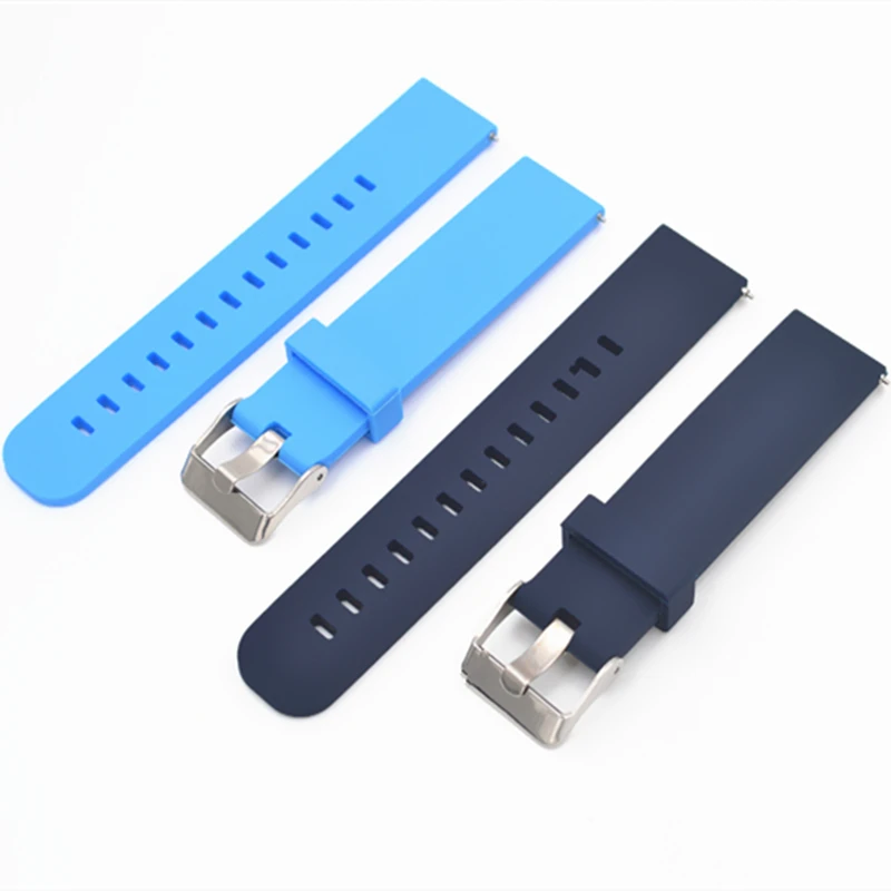 Новые часы 18 мм/20 мм/22 мм для Motorola Moto 360 2 Gen 46 samsung Gear2 R380-R382 силиконовый резиновый
