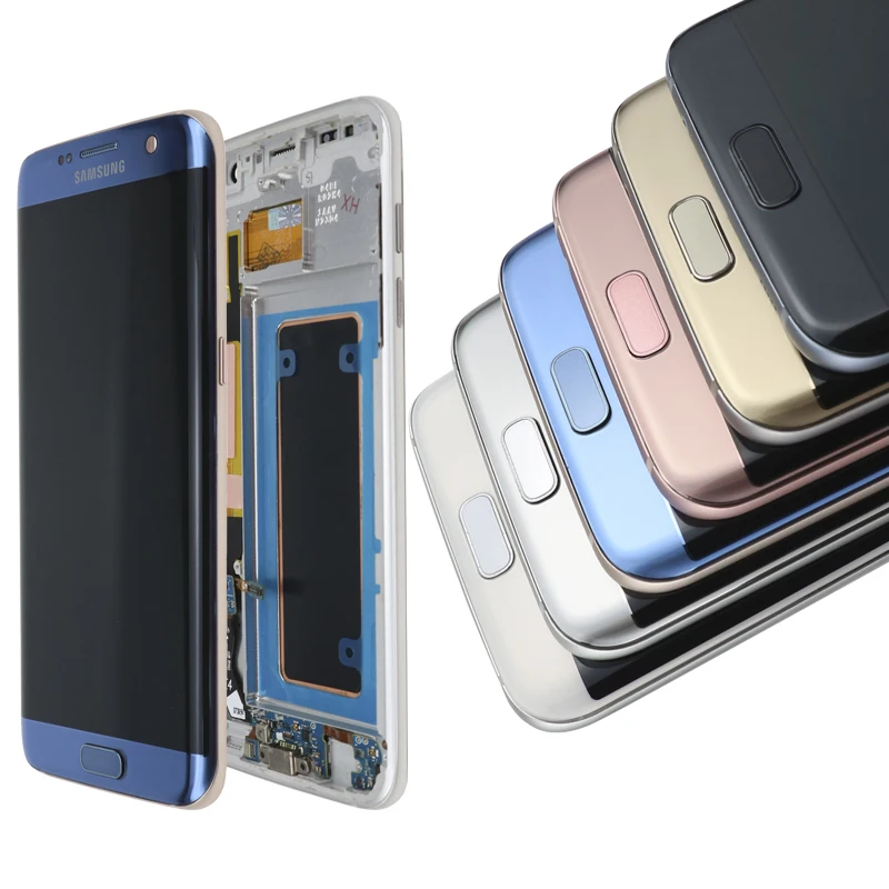 Samsung Galaxy S7 edge G935 ЖК экран дисплей с горящей тенью кодирующий преобразователь