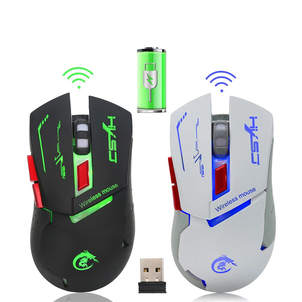FELYBY X30 Беспроводная зарядка мышь 2400 точек/дюйм 6 кнопок USB красочная легкая