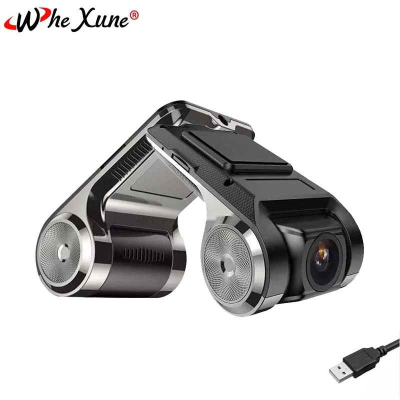 Оригинальный Автомобильный мини USB видеорегистратор WHEXUNE FHD 1080P ADAS LDWS цифровой для