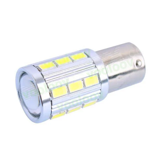 Белый BA15s 1156 5730 21 SMD СВЕТОДИОДНЫЙ Автомобильный сигнальный фонарь для поворота по