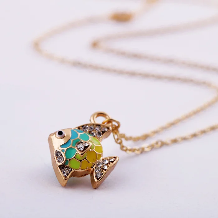 qdsj- Qingdao Korean version of the popular new drip jewelry necklace female fish | Украшения и аксессуары