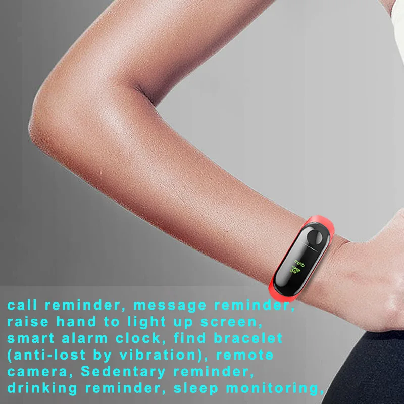 Новинка хит смарт браслет часы фитнес трекер кровяное давление HeartRate Monitor