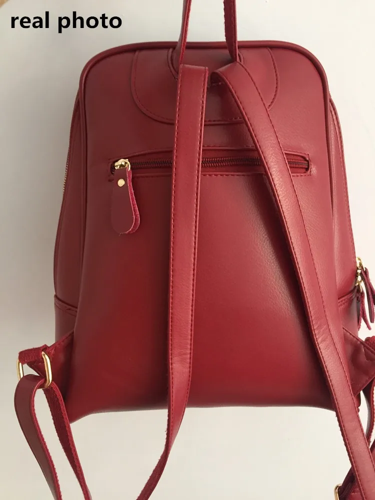 Женский рюкзак из натуральной кожи женский рюкзак из коровьей кожи Mochila Feminina школьные сумки для подростков