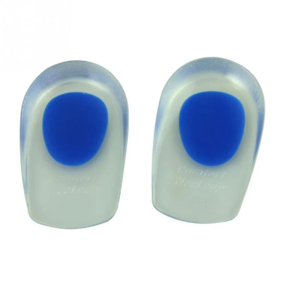 Силиконовые гелевые стельки на пятке для мужчин и женщин 1 пара с подушкой обуви