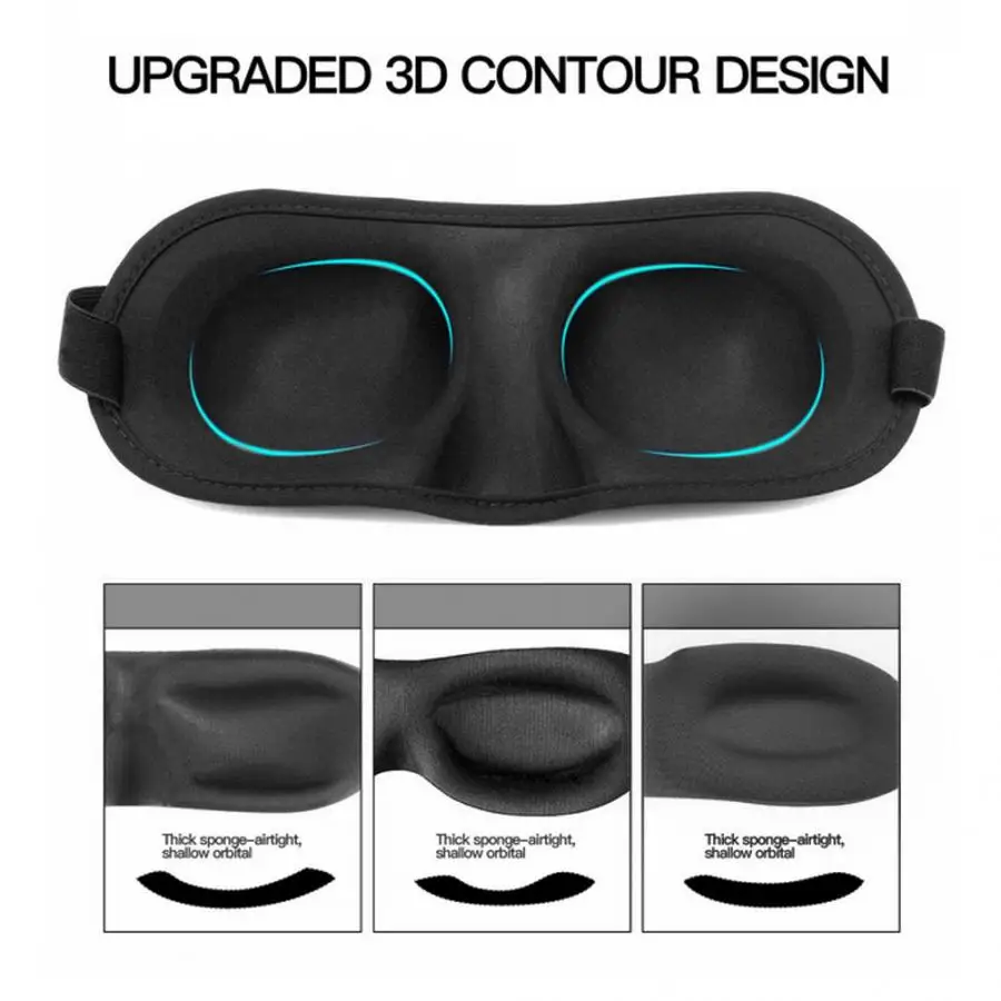 3D Спящая маска для сна чехол для отдыха сна повязка на глаза Защитная повязка на глаза повязка для глаз в путешествиях помогает бессонство инструмент для здоровья
