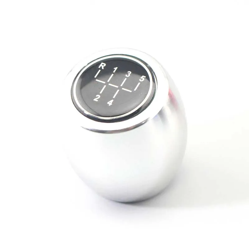 Silvery Baificar Фирменная новинка из натуральной 5 и 6 Скорость Руководство Придерживайтесь Шестерни переключения рычага переключения для hyundai Elantra Акцент IX35 I30 kia K5 Cruze - Название цвета: Silvery