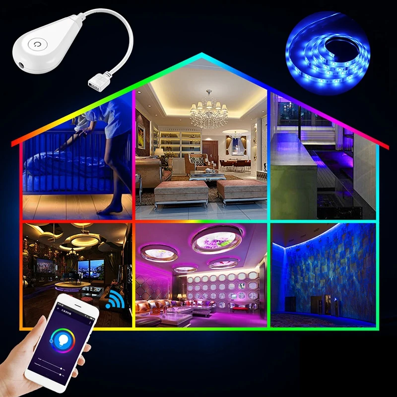 Rgb светодиодный светильник Wifi контроллер Dc12V Умный интеллектуальный пульт