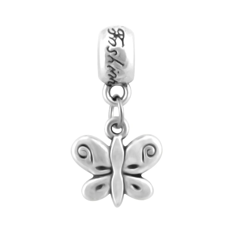 New Fashion Created For You Butterfly Pendants Fit pandora Bead Charms Bracelet Women DIY Jewelry Making SPP173 | Украшения и