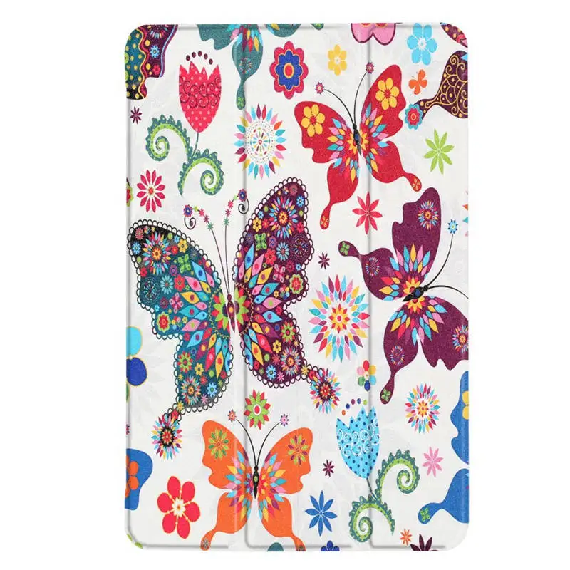Ультра тонкий PU кожаный чехол для Samsung Galaxy Tab A A6 с S Pen 10,1 SM-P580 P585 чехол для TabA 10,1 S ручка Чехол+ пленка - Цвет: CSHT