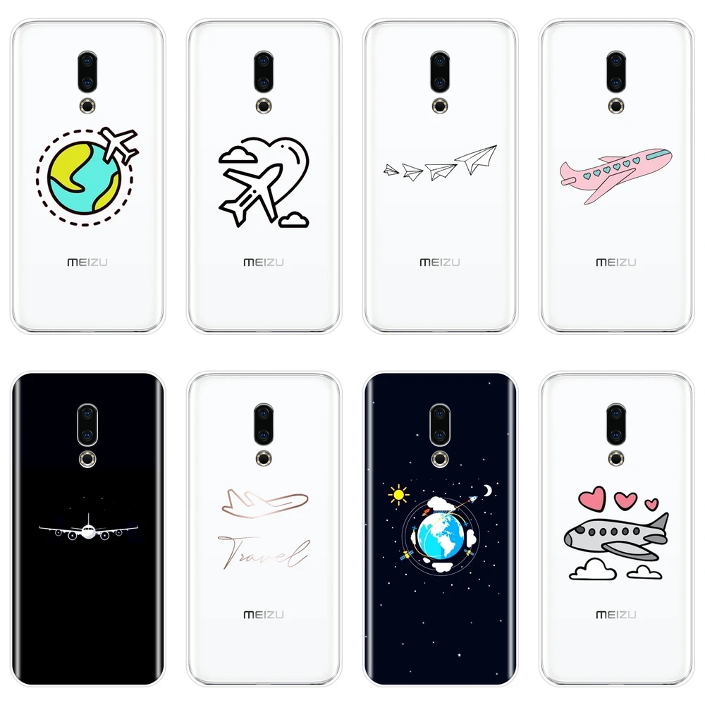 Чехол для телефона Meizu Pro 6 7 Plus U10 U20 мягкий силиконовый чехол на заднюю панель 16x15
