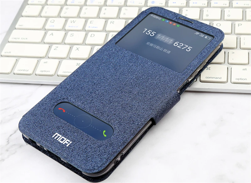 Mofi для huawei honor 9 lite чехол силиконовый huawei honor 9 чехол Роскошный флип-кожаное окно honor 9i прозрачный tpu coques