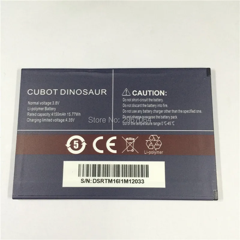 Mobile phone battery for CUBOT Dinosaur 4150mAh High capacit Accessories | Мобильные телефоны и аксессуары