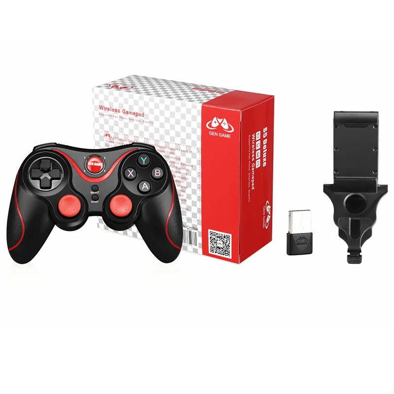 Беспроводной Bluetooth джойстик S5 Deluxe геймпад для Android IOS ПК ТВ приставки PS3 S5|joystick