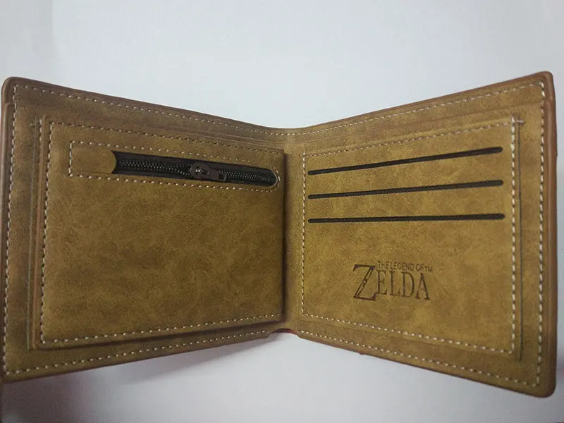 Аниме Легенда о кошельки Zelda студентов держатель для карт кошелек из искусственной кожи тиснение Логотип кошелек креативный подарок доллар цена кошельки