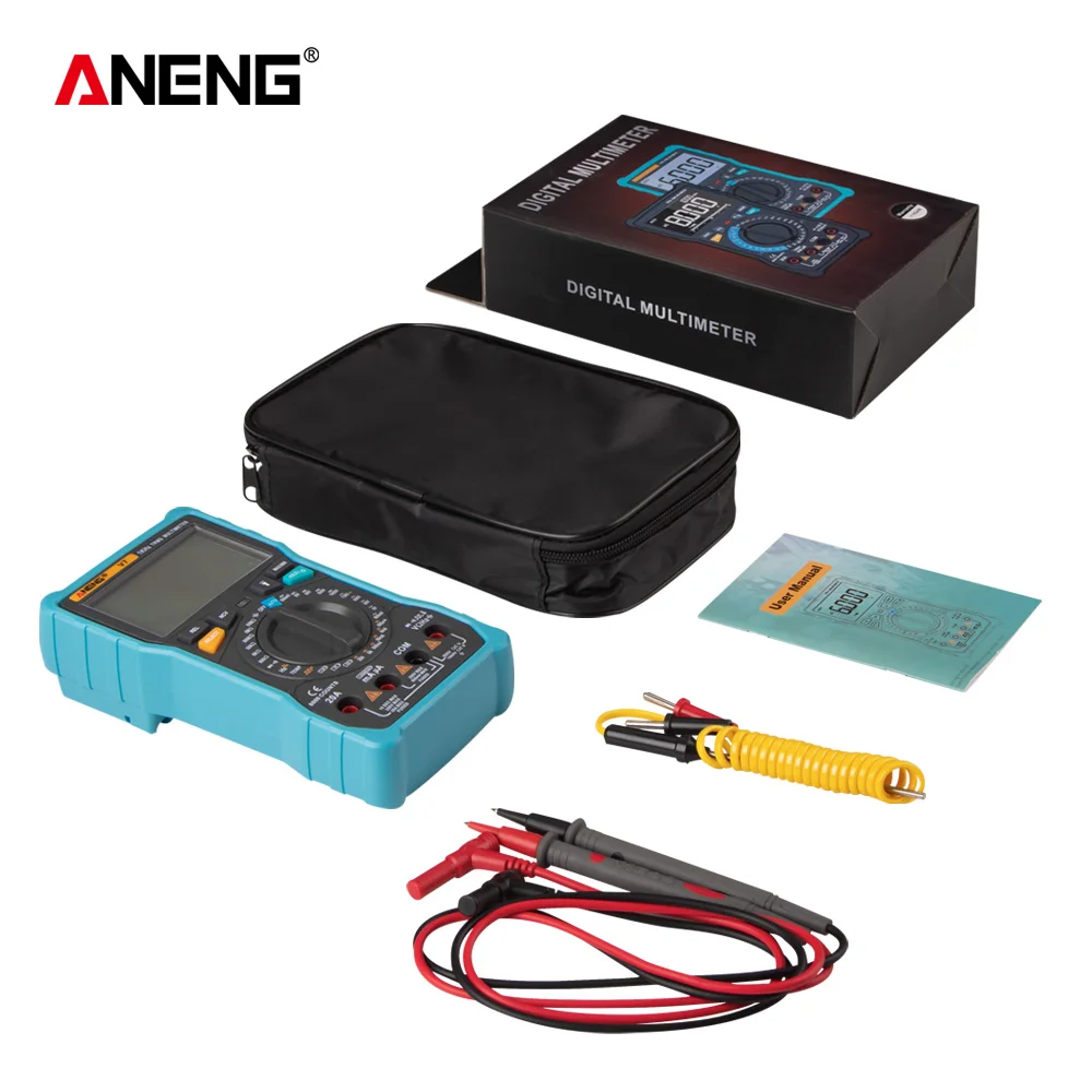 ANENG V7 цифровой мультиметр 6000 отсчетов Avometer транзисторный конденсатор тестер Multimetro цифровой профессиональный lcr метр Multimetr