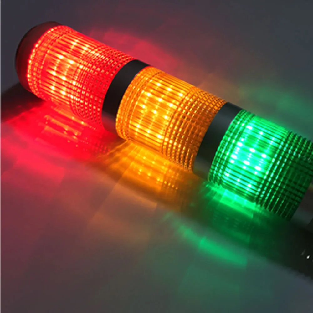 

FDDT AC/DC 24V Red Green Yellow LED Lamp Industrial Tower Signal Light Industrial Multilayer Stack light Indicator Signal light