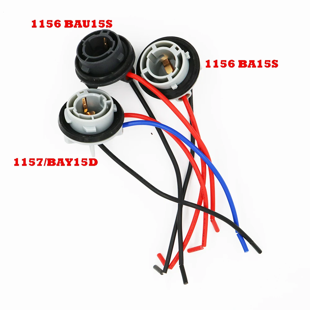 YSY 10 шт. 1156 BA15S BAU15S 1157 BAY15D адаптер автомобильная светодиодная лампа Разъем