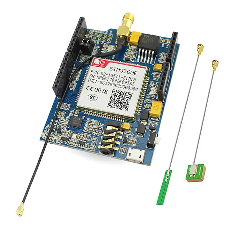 Elecrow GSM/GPRS/EDGE SIM5360E 3g щит для Arduino Uno Мега модуль A-GPS Micro SIM карта 3g сеть eCALL макетная плата
