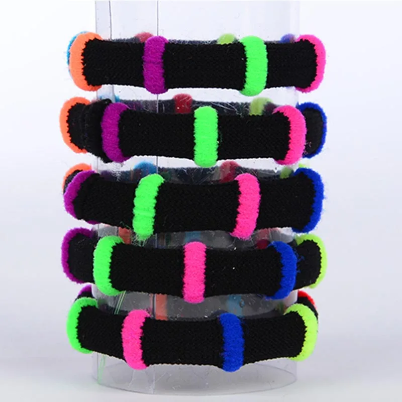 50Pcs/lot High Quality Girls Elastic Hair Bands Diameter 4 CM Accessories Rubber Rope Headwear For Women |