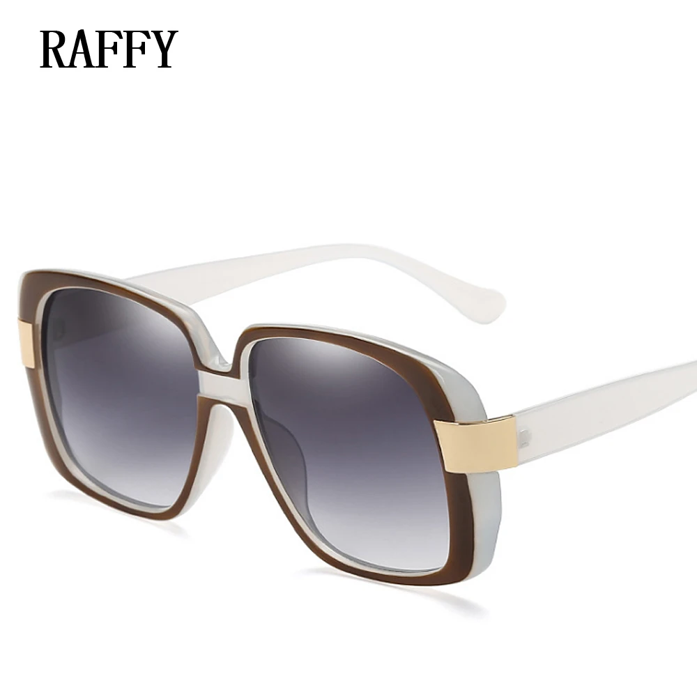 2018 Raffy моды большие квадратные очки Для женщин Винтаж Брендовая Дизайнерская