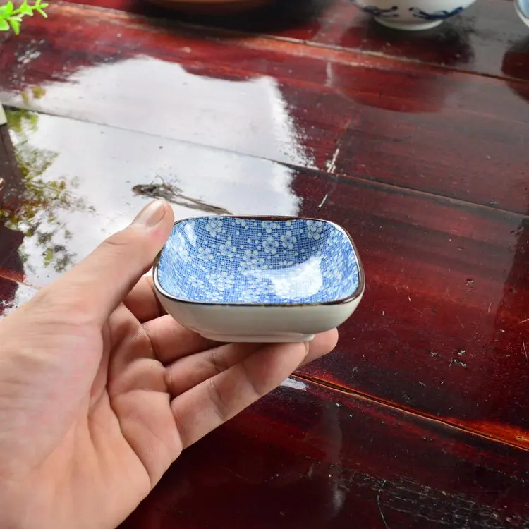 Западная блюдо пластина ручная роспись керамических подглазурная цвет посуда и