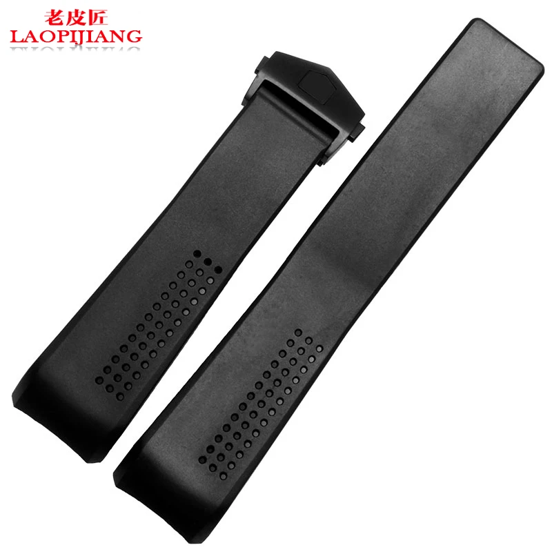 Мужские ремешки для часов 20 мм 22 новые высококачественные Серебристые с