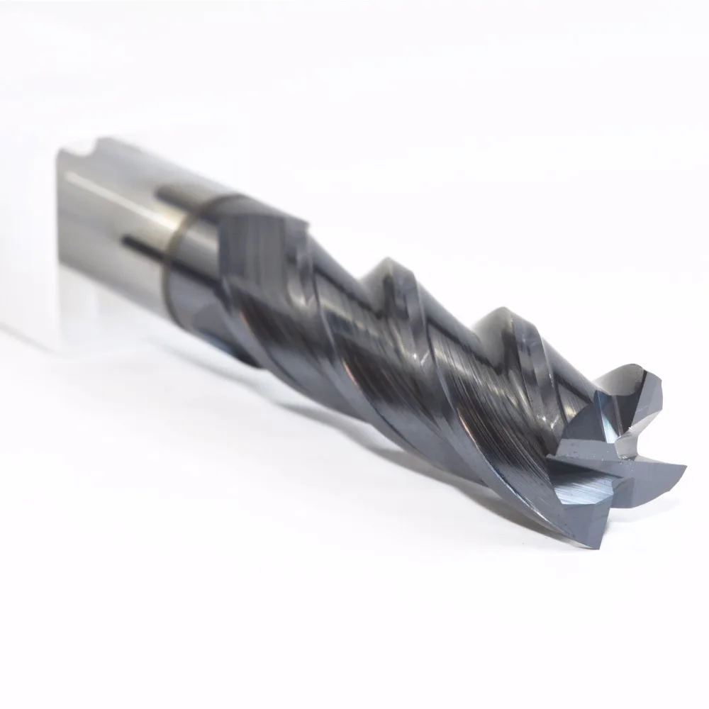14 мм * 100 бесплатная доставка CNC твердосплавная Концевая фреза TiAlN с покрытием HRC50 4