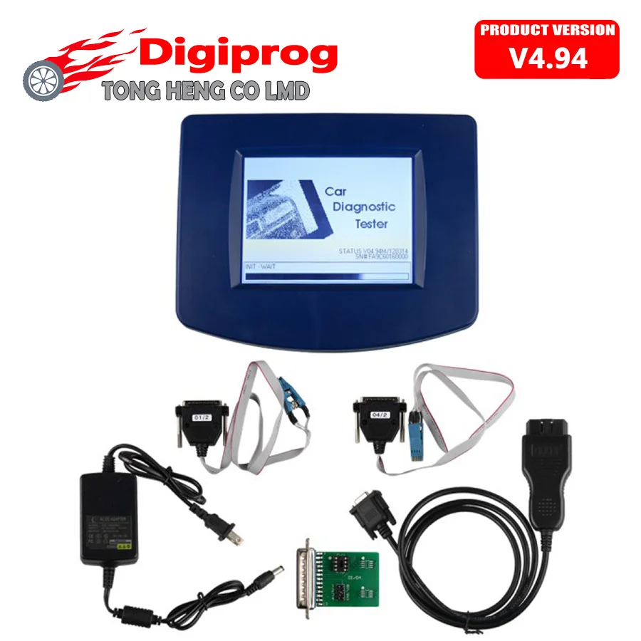 DHL Бесплатный DIGIPROG III Digiprog 3 OBD версия V4.94 + OBD2 ST01 ST04 кабель Digiprog3 II с полным