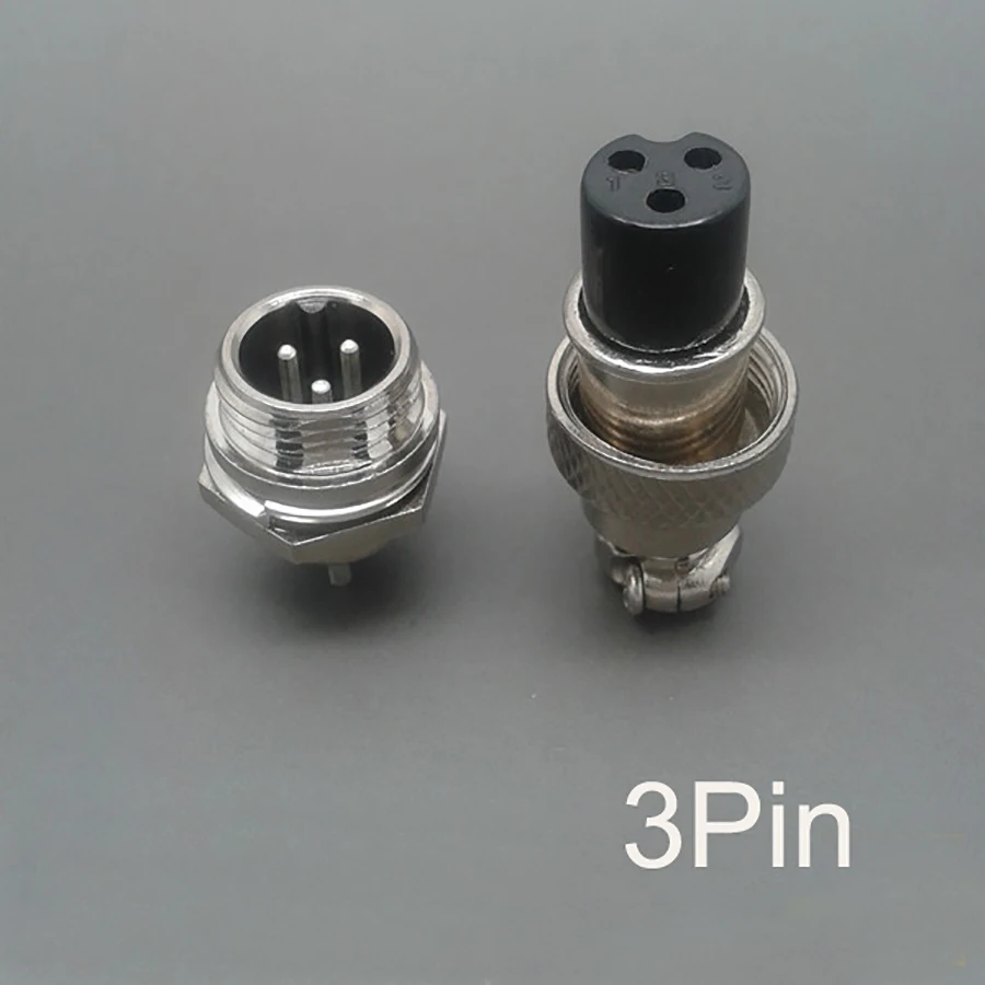 EClyxun 1 комплект GX12 XLR 12 мм 2 3 4 5 6 7 Pin гнездовой штекер мужской аудио кабель адаптер шасси крепление гнездо авиационный разъем