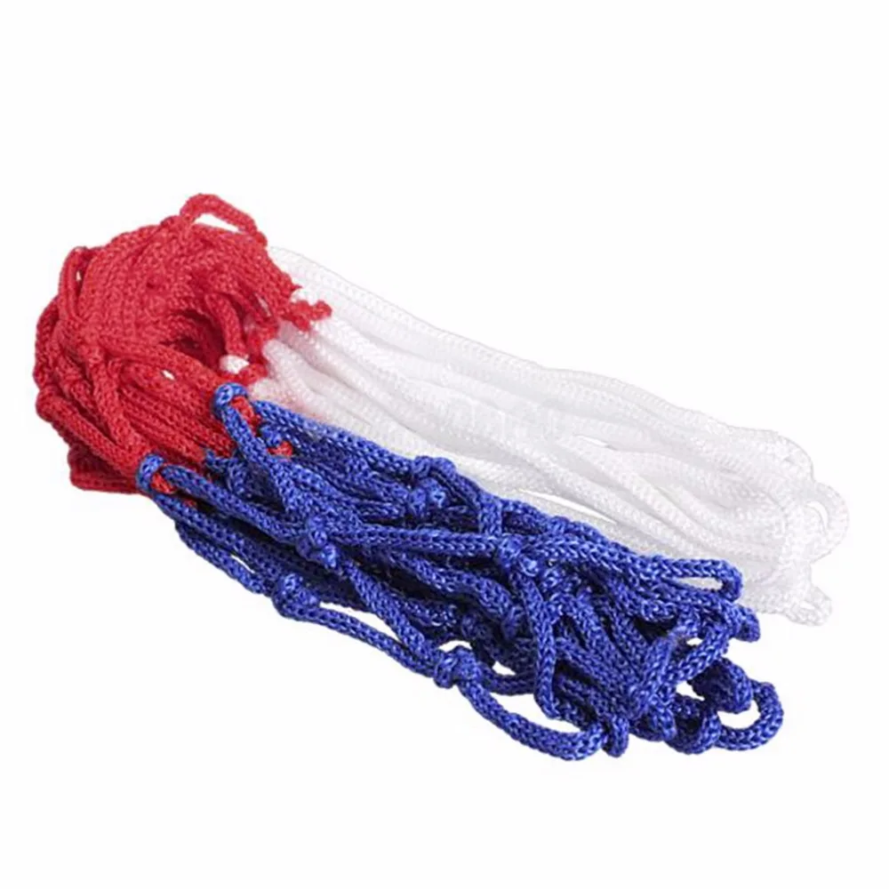 

1PC Basketball Hoop Goal Rim Mesh Net Backboard Rim Ball Pum Sports Standard Nylon Thread Thick 5mm Red White Blue