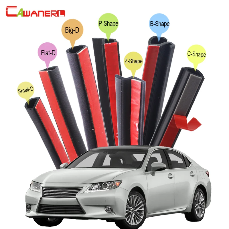 Автомобильная резиновая уплотнительная лента Cawanerl для автомобилей Lexus ES ES300 ES350