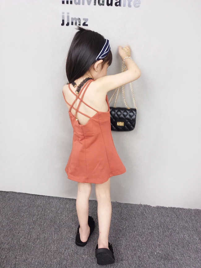 Мини-платье Детское летнее в Корейском стиле | Мать и ребенок