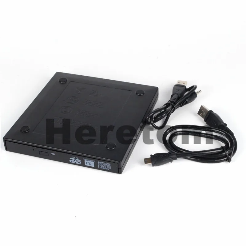 Чехол для внешнего оптического привода Heretom USB2.0 12,7 мм SATA To SATA RW CD DVD-ROM