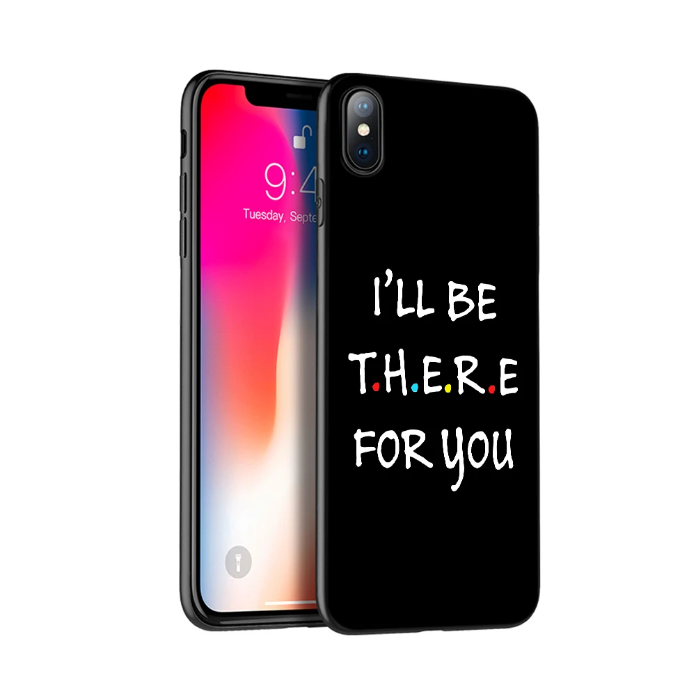 16004 Черный чехол ТПУ для iphone 5 5s se 6 6s 7 8 plus x 10 силиконовый чехол для iphone XR XS 11 pro MAX Friends сериал ТВ шоу Sitcom - Цвет: 16004