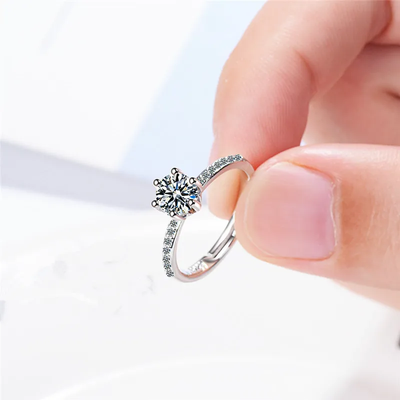 Очаровательные циркониевые кольца для девочек Женские Ювелирные изделия модные