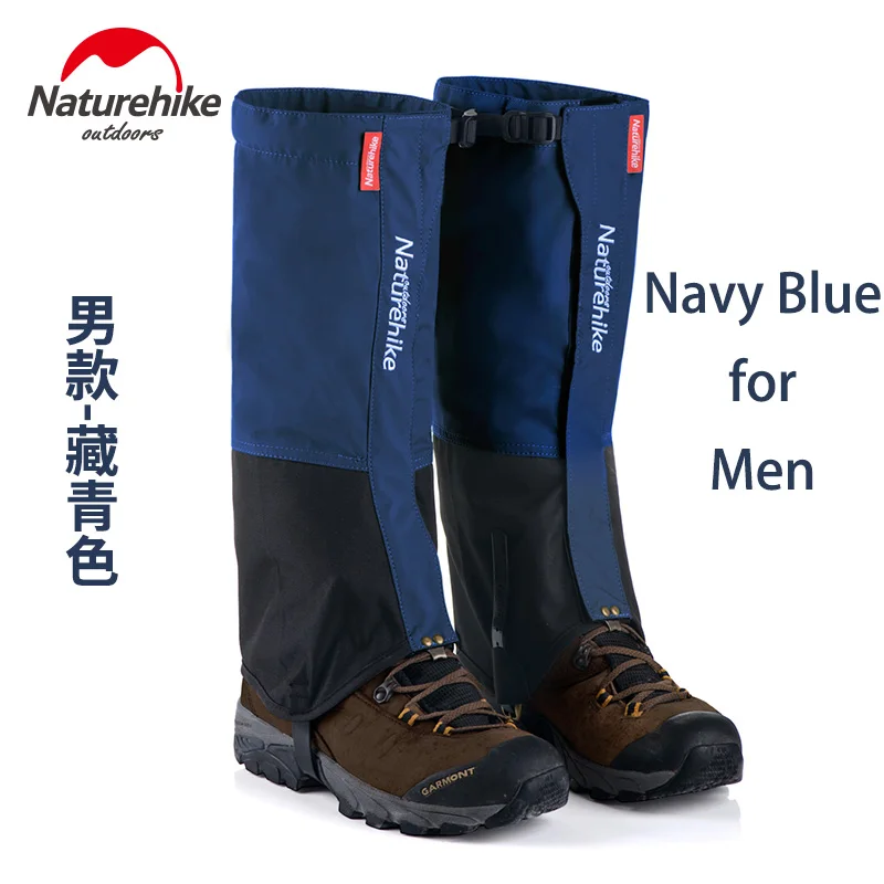 Navy Blue for Men Naturehike походные гетры на открытом воздухе водонепроницаемые походные горные охотничьи походные пустынные мужские и женские зимние леггинсы Tozluk гетры - Цвет: Navy Blue for Men