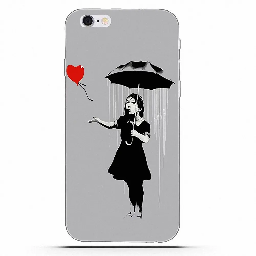 Для Huawei Honor 4C 5A 5X 6A 6C 6X 7X 9 V8 V10 Mate 7 8 10 P9 P20 Pro Lite Play Soft Fashion Funny Street Art Banksy Graffiti|Бамперы| |
