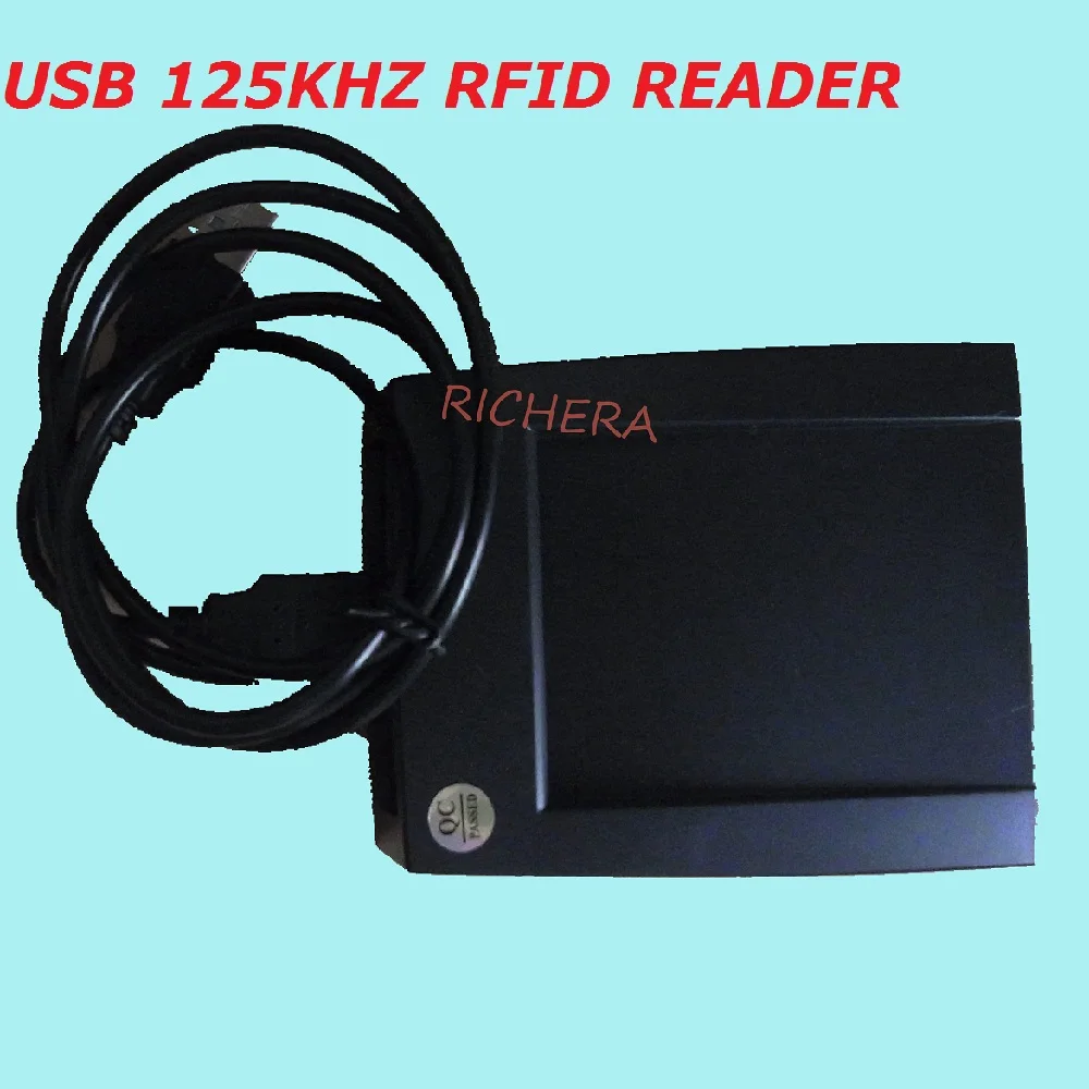 Считыватель смарт-карт 125 кГц USB RFID совместимая с системой бесконтактного датчика