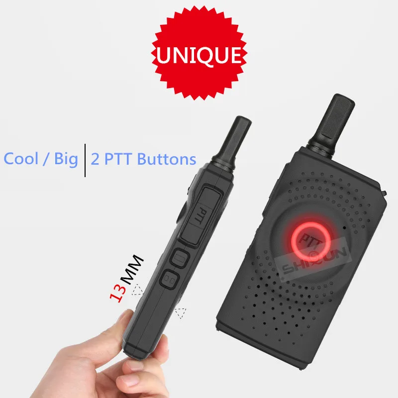 Мини рация ShiQun T2 5 Вт ультратонкий 16 каналов UHF 400 470 МГц|Рации| |