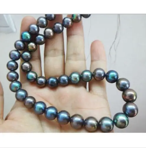 

Оригинальное ожерелье AAAA 7-8 мм из разноцветного таитянского черного жемчуга 18 дюймов