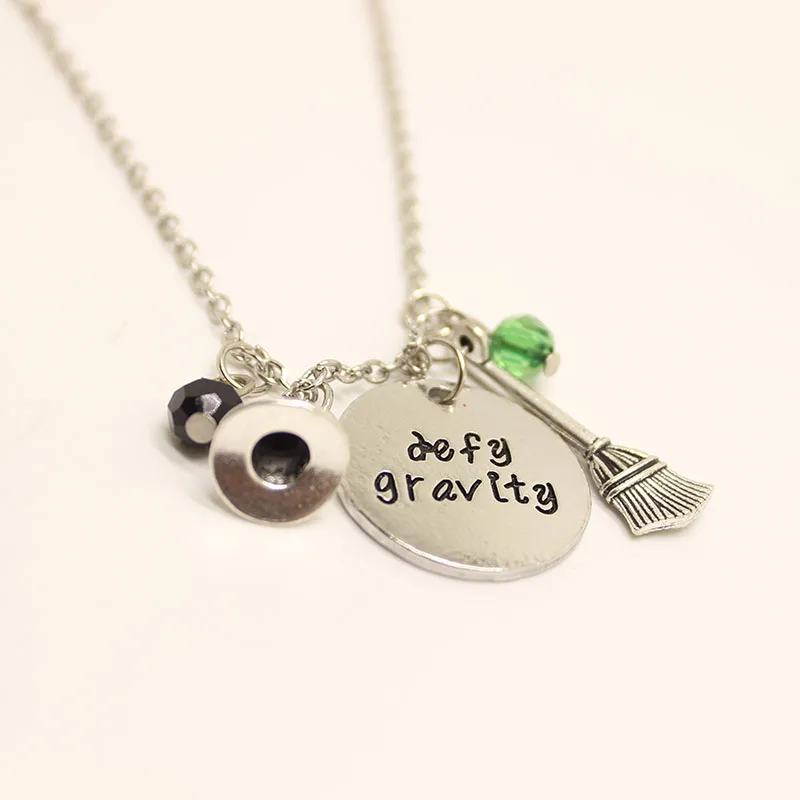 12 шт./лот, ожерелье с подвеской в стиле Wicked the Musical inspired, defy gravity Elphaba Glinda Wicked