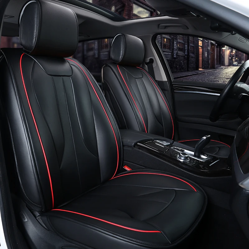 Универсальный искусственная кожа сиденья авто чехлы сидений для Хендай i30 nissan