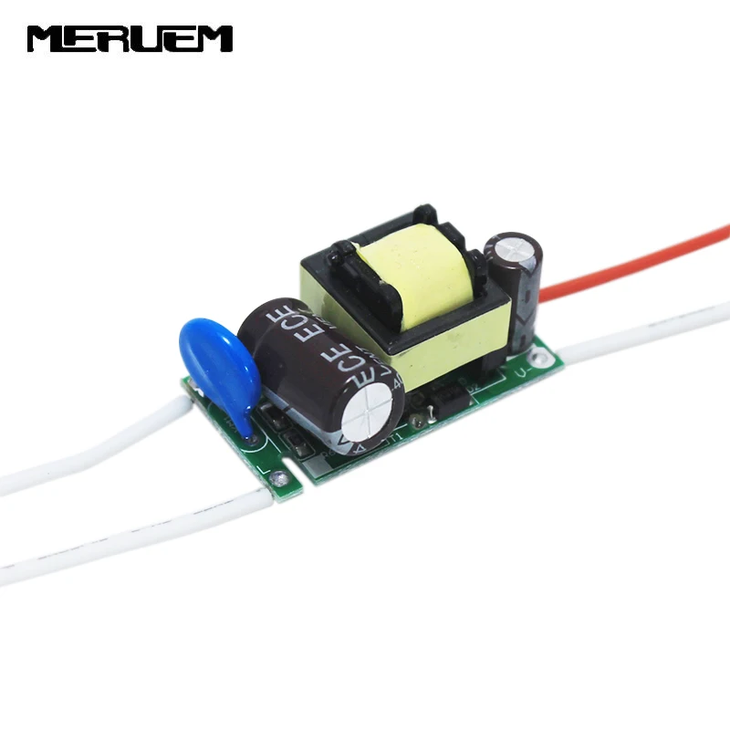

Free shipping 6pcs/lot (8-12) x 1W Led Driver for E27/GU10 Light Spotlight Transformers 8W 9W 10W 11W 12W Power Supply CE