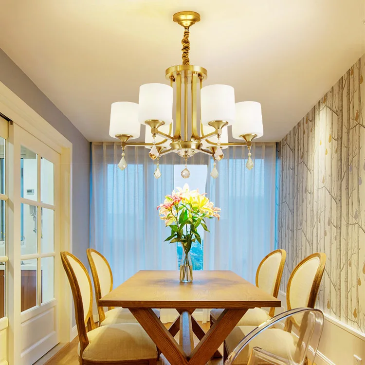 Подвесные лампы Coper в форме свечи креативная винтажная люстра со стеклянным