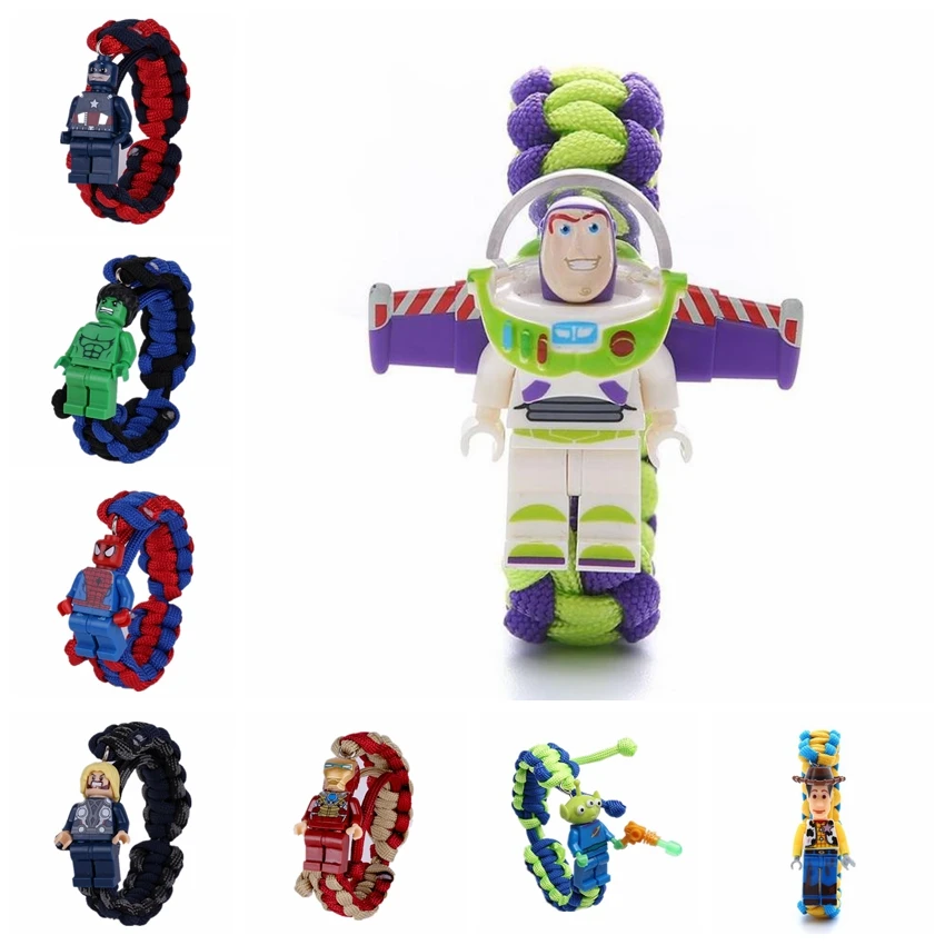 Legoings История игрушек строительные блоки обертывание браслет Вуди Базз Лайтер