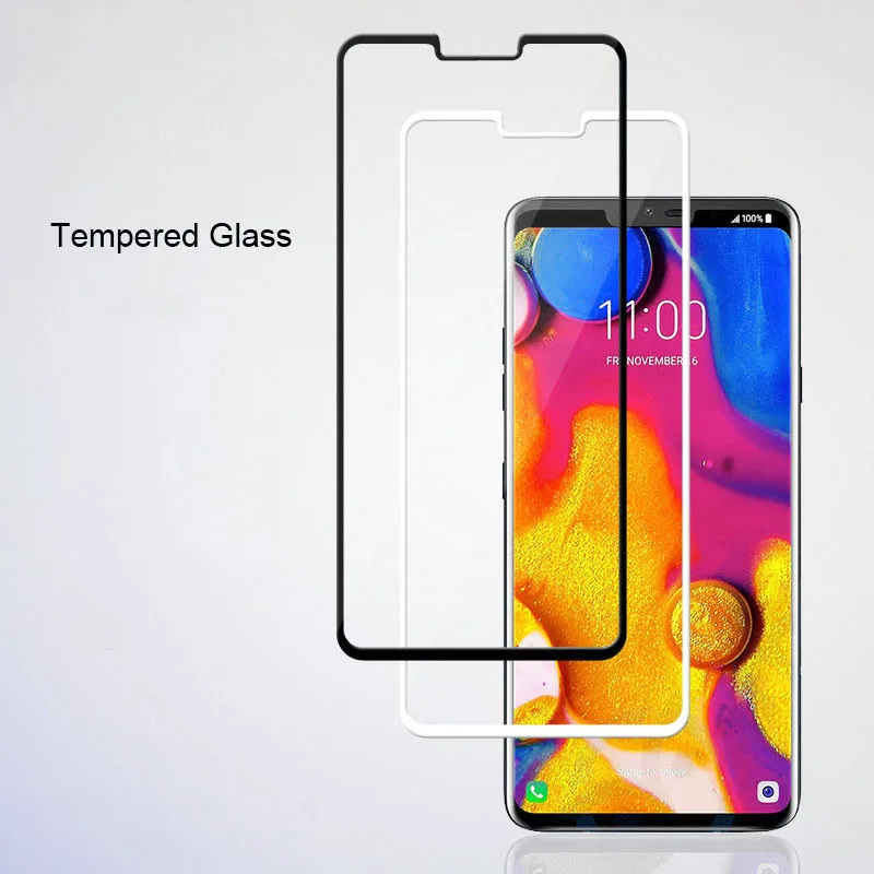 Закаленное стекло для LG V30 V40 thinQ защита экрана Защитное V20 K10 K8 2018 K4 K7 2017 2016 9H |