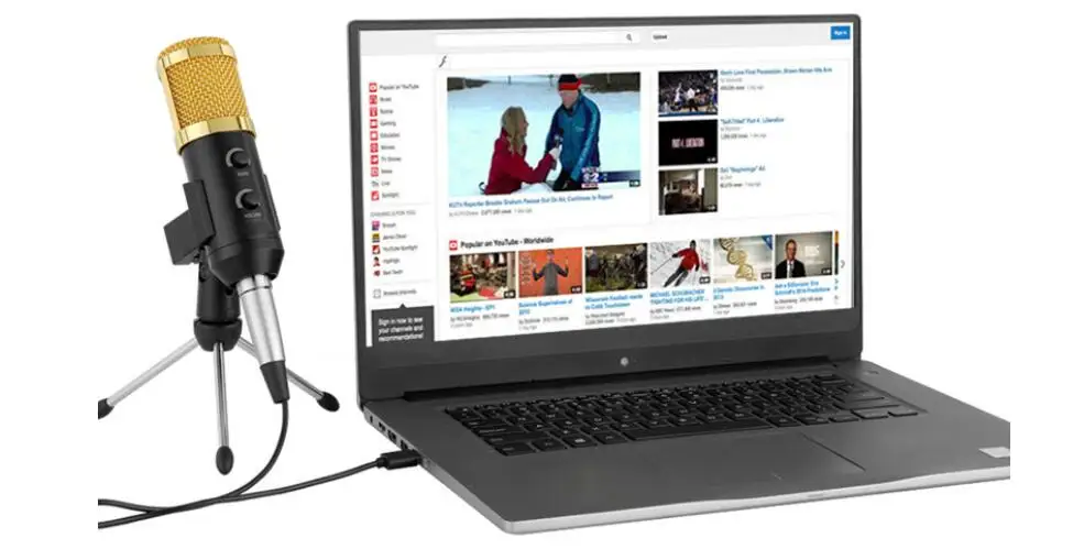 BM 900 USB микрофон для компьютера конденсаторный студийный караоке микрофон для ПК