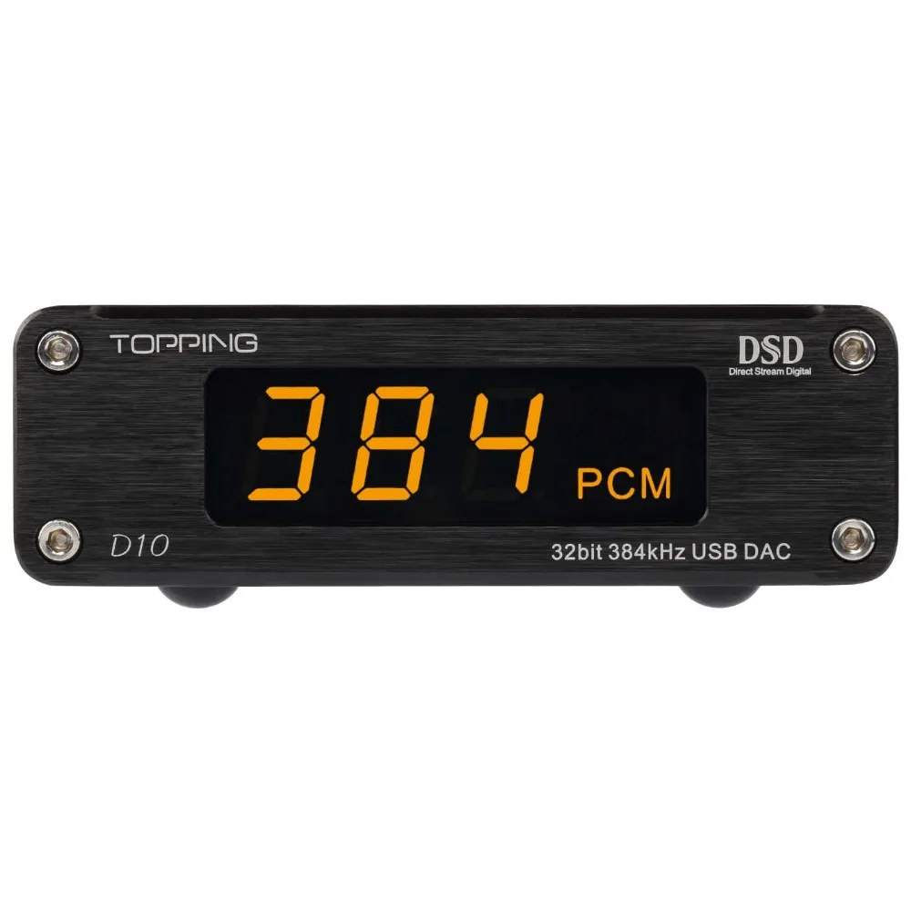 TOPPING D10 MINI USB DAC CSS XMOS XU208 ES9018K2M OPA2134 audio amplifier Decoder | Digital-to-Analog Converter (DAC)