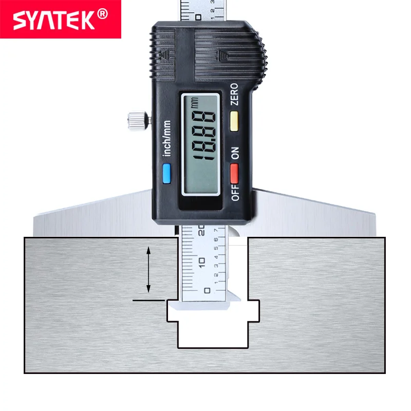 Цифровой штангенциркуль Syntek с двойными крючками 6 &quot8&quot 12 &quot150 мм 200 300 Микрометр